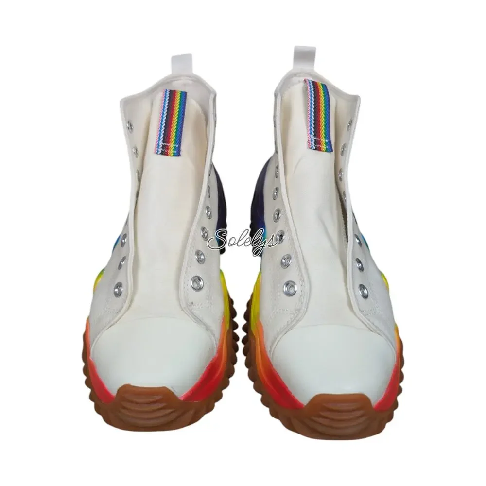 Converse Run Star Motion High Top Pride Platform Sneaker Mens 12 Womens 13.5 - Picture 9 of 10